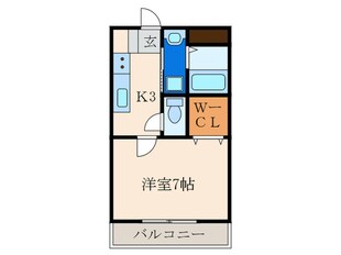 ボニート到津の物件間取画像